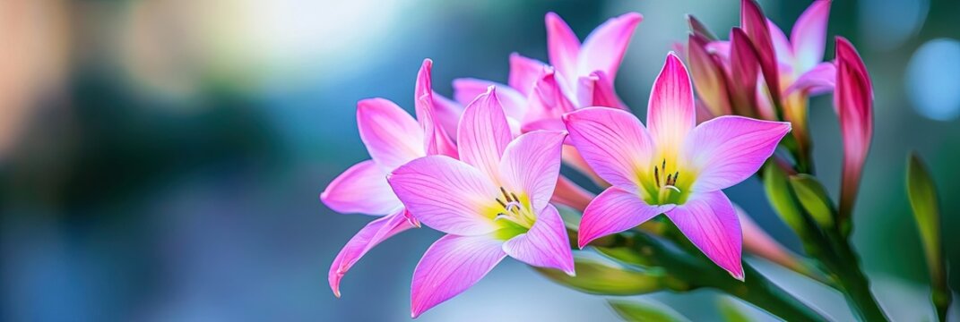 beautiful ixia flower 