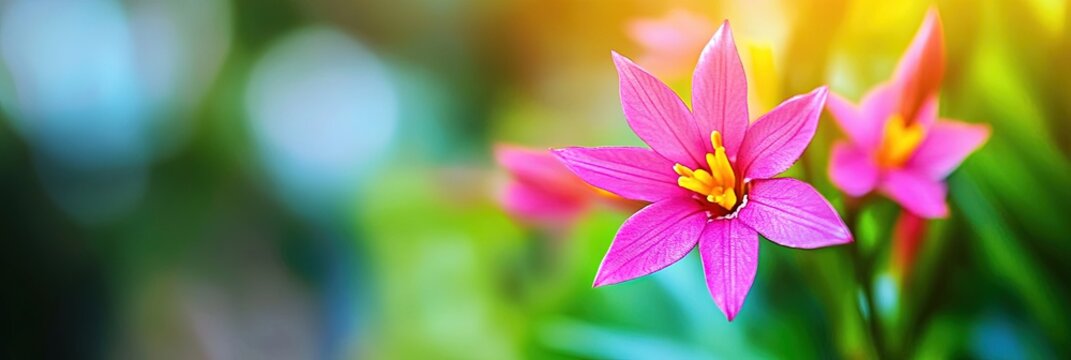 beautiful ixia flower 