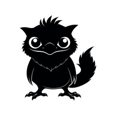 Infant Animal Baby Silhouette Vector Art