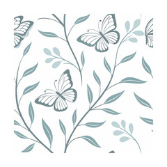 Pastel Strokes On White Seamless, Golden banana leaf line arts, Hand drawn outline design for fabric, print, cover, banner and invitation, Vector illustration