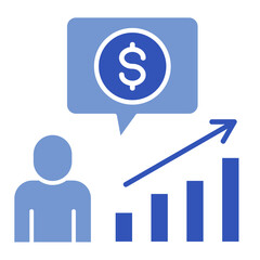 Business Consulting  Icon Element For Design	