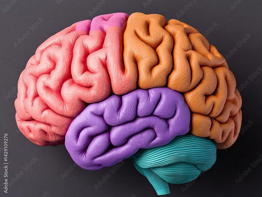 Aufkleber exploring brain functionality and structure scientific study educational content laboratory environm