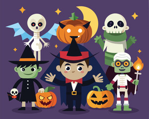 Spooky Fun. Cute Halloween Costumes for Kids