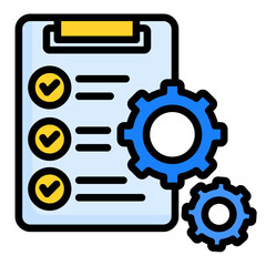 Project Management  Icon Element For Design	