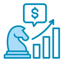 Growth Strategy  Icon Element For Design	
