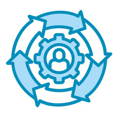 Change Management  Icon Element For Design	