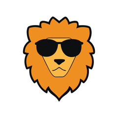 lion head vector illustration