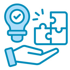 Enterprise Solutions  Icon Element For Design	