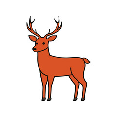 deer vector illustration