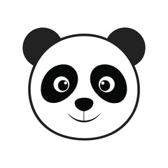 panda with a smile