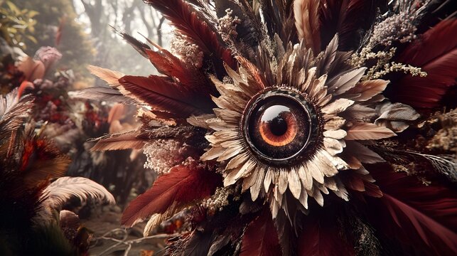 Vibrant petha closeup nature's chaos commercial design forest setting detailed view artistic concept