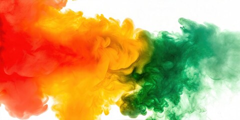 Colorful Smoke Art Abstract Backgrounds: Vibrant Smoke Textures, Effects, and Patterns - Iridescent, Holographic, and Psychedelic Smoke