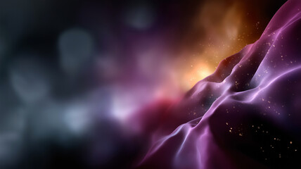 Fototapeta premium Colorful gradient background with abstract waves and soft blur effects creates dreamy atmosphere, perfect for digital art or design projects. vibrant colors evoke sense of wonder