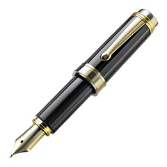 png pen with ink isolated on white background