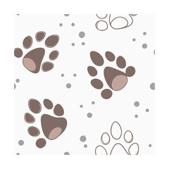 Fototapeta premium Soft Animal Spots Minimal Print, Golden banana leaf line arts, Hand drawn outline design for fabric, print, cover, banner and invitation, Vector illustration