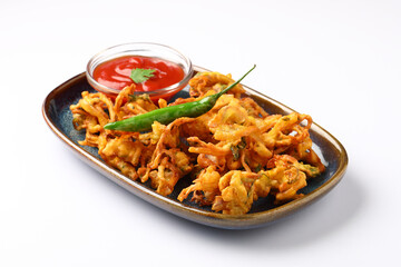 Onion Bhajis or Onion Pakora