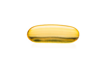 Dietary supplement containing omega 3 fish oil capsules