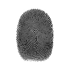 Unveiling Identity: A detailed close-up shot of a distinctive fingerprint, showcasing the unique and intricate pattern of ridges and loops.