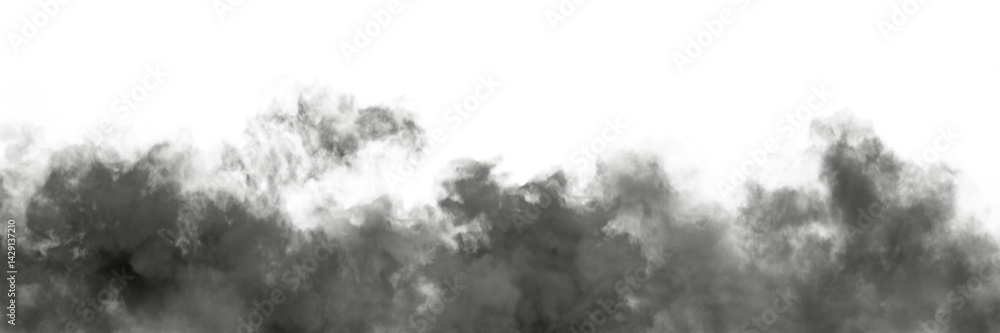Poster dark gray misty fog floating isolate backgrounds 3d render png