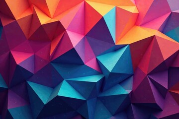 Obraz premium Abstract geometric shapes, flawlessly repeating backdrop , triangle, bright, texture