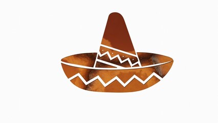 3D illustrated image of Cinco de Mayo celebration with Mexican and American cultural elements, flags, traditional symbols, and festive background. Ideal for educational and creative use.

