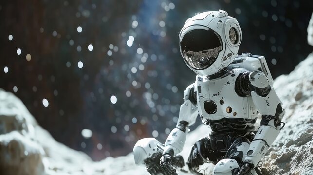 Alien robot astronaut