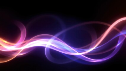 Pink light flare effect with magic lens sparkle shine. Flash glare glow with glitter on neon line vector. Abstract bright beam divider collection. Festive and glamour magenta border overlay asset