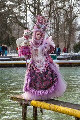 Disguised Person - Annecy Venetian Carnival 2013