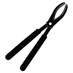 Tongs Vector – Kitchen Utensil Illustration for Cooking, BBQ & Food Design Projects