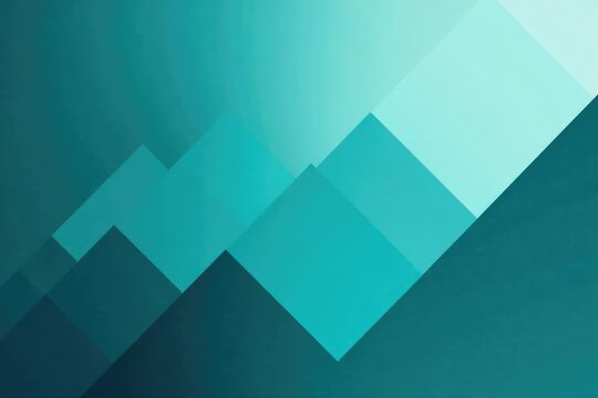 Abstract geometric wallpaper, modern teal and grey design, teal, grey teal