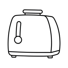 simple hand drawn appliance vector line art 