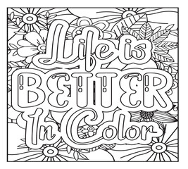 Motivational Quotes Coloring Pages For KDP
