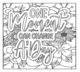 Motivational Quotes Coloring Pages For KDP
