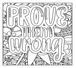 Motivational Quotes Coloring Pages For KDP
