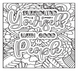 Motivational Quotes Coloring Pages For KDP
