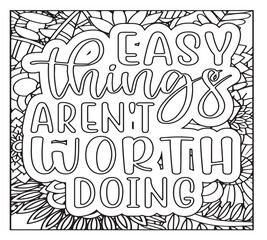 Motivational Quotes Coloring Pages For KDP
