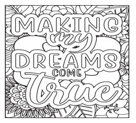Motivational Quotes Coloring Pages For KDP
