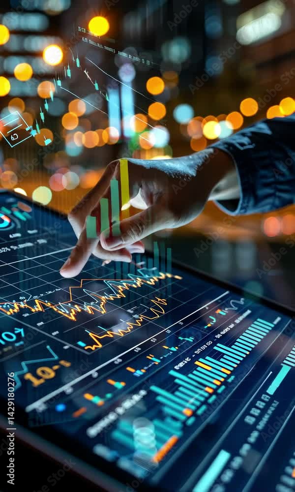 Poster exploring advanced analytics with the gen alpha turbo m in a dynamic urban setting at night