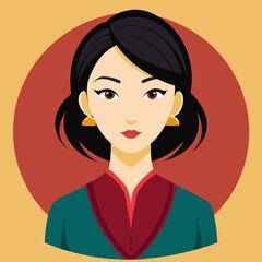 Oriental Business Woman Avatar