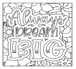 Motivational Quotes Coloring Pages For KDP
