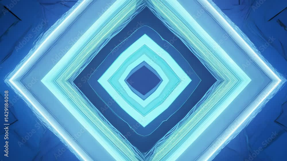 Poster vibrant octagonal design video: seamless 4k loop with geometric patterns and professional innovation
