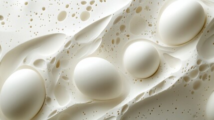 abstract background with soft ecru tones dotted design and eggshell paper texture