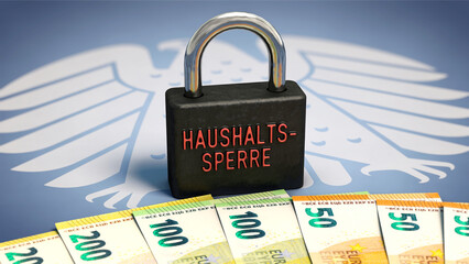Haushaltssperre in Deutschland