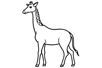One-Line Giraffe Design