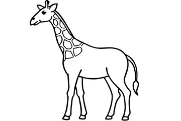 One-Line Giraffe Design