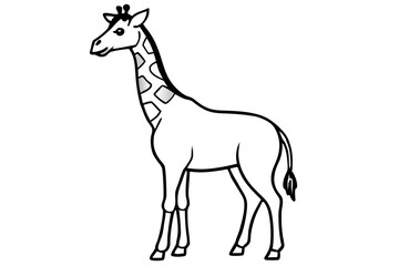One-Line Giraffe Design
