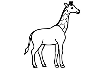 One-Line Giraffe Design