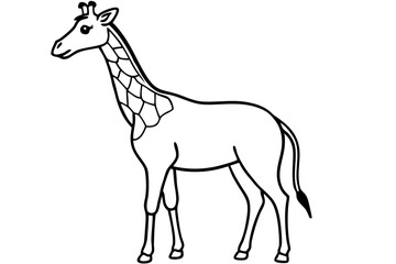 One-Line Giraffe Design