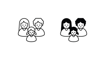 Ship Family icon design with white background stock illustration