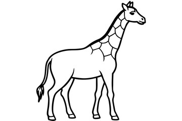 One-Line Giraffe Design